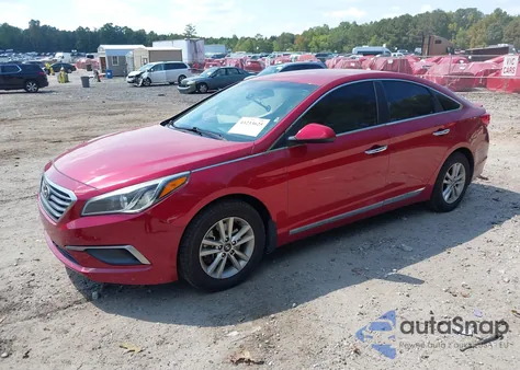 2017 Hyundai Sonata Se из США, поврежденный, VIN 5NPE24AF2HH439581